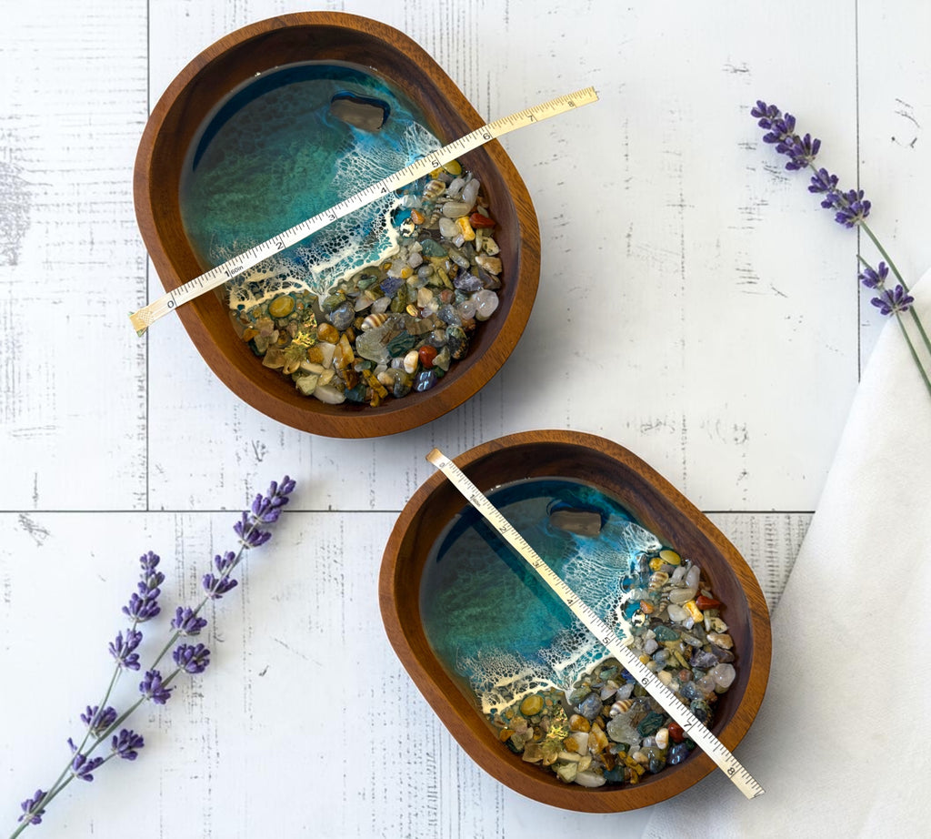 Handmade Ocean Waves Trinket Dish – Coastal Jewellery & Keepsake Tray