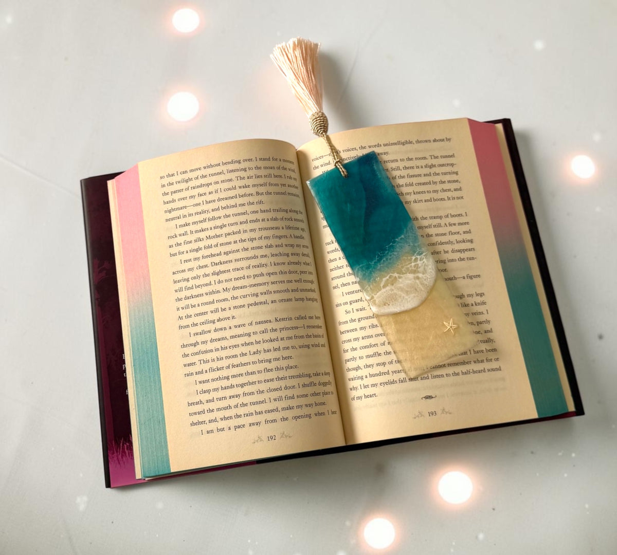 Ocean Wave Resin Bookmarks – Set of 2