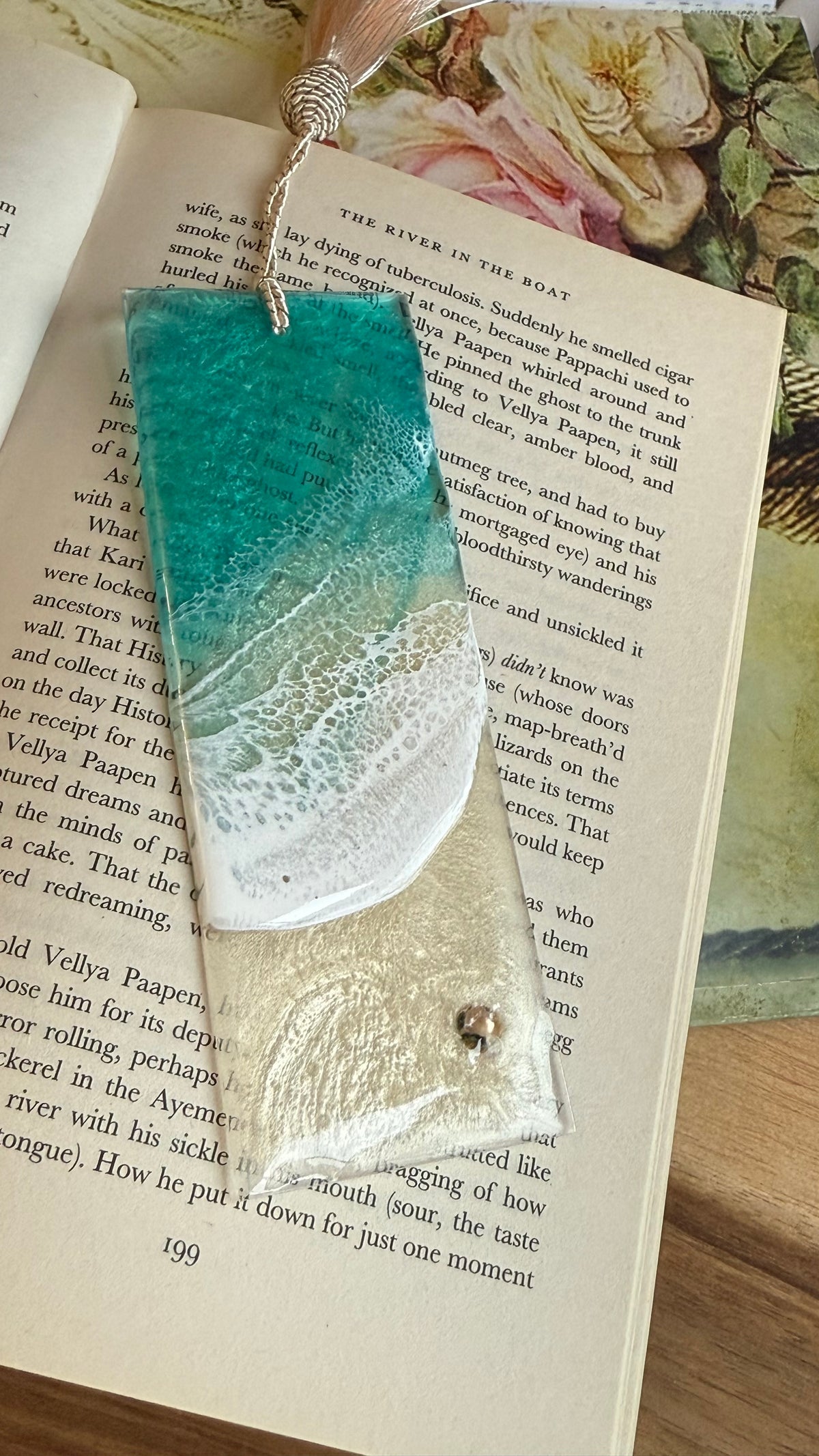 Ocean Wave Resin Bookmarks – Set of 2