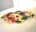 Handcrafted Floral Tray with Ethically Sourced Dried Flowers